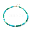 Polymer Clay Beaded Necklaces NJEW-JN03583-6