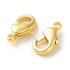 Rack Plating Brass Lobster Claw Clasps KK-F090-27G-01-2