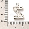 Brass Micro Pave Clear Cubic Zirconia Pendants KK-G521-01P-Z-3