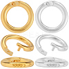 6Pcs 2 Colors 925 Sterling Silver Locking Jump Ring STER-BBC0008-70C-G-1