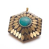 Polymer Clay Big Pendants IPDL-F027-13-1