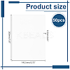 50Pcs Rectangle BOPS Heat Shrink Sheets Film DIY-AR0005-03-2