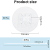 ABS Plastic Self-Adhesive Furniture Straps AJEW-WH20022-17-2