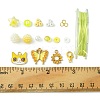 DIY Round Acrylic & Glass Beads Bracelets Jewelry Kits DIY-FS0006-29E-5