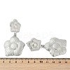 304 Stainless Steel Dangle Stud Earrings EJEW-G423-14P-4