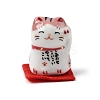 Lucky Cat Ceramic Display Decorations DJEW-G048-01B-1