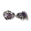 Natural Amethyst Pendants G-A207-03AS-05-3
