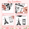 3 Sheets 3 Styles PVC Waterproof Decorative Stickers DIY-WH0404-071-3