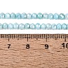 Anti-Tarnish Electroplate Rondelle Glass Beads Strands EGLA-T021-3mm-17-07-4