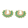 PVD Vacuum Plating 304 Stainless Steel Earrings STAS-D058-03G-01-1