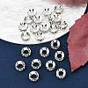 Brass Rhinestone Spacer Beads RB-A020-7mm-01S-4