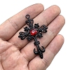 Alloy Rhinestone Pendants PW-WG2DB08-03-1