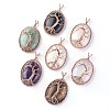 Natural & Synthetic Mixed Stone Big Pendants G-G771-C-1