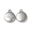 Tarnish Resistant 304 Stainless Steel Pendant Rhinestone Settings LS-STAS-C066-29P-1