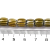 Handmade Lampwork Chevron Beads Strands LAMP-K041-01B-16-5