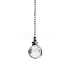 Glass Crystal Ceiling Fan Pull Chain Extenders PW-WG22568-02-1