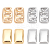 ANATTASOUL Real 14K Gold Plated 4 Pairs 4 Style Alloy Stud Earrings for Women EJEW-AN0004-24-1