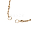 304 Stainless Steel Satellite Chain Slider Bracelet Making AJEW-JB01554-02-2