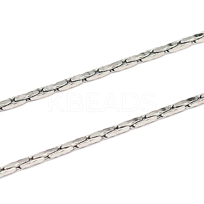 Tarnish Resistant 304 Stainless Steel Boston Link Chains CHS-O005-03-1