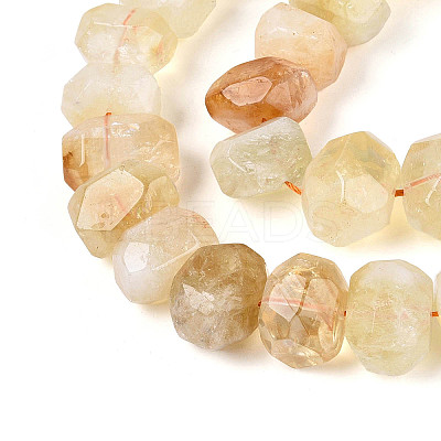 Natural Citrine(Heated) Beads Strands G-N347-18A-03-1