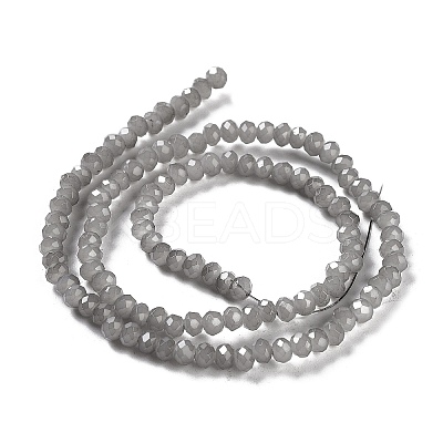 Baking Paint Imitation Jade Glass Bead Strands DGLA-A034-J4MM-A43-1