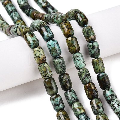 Natural African Turquoise(Jasper) Beads Strands G-G980-33B-1