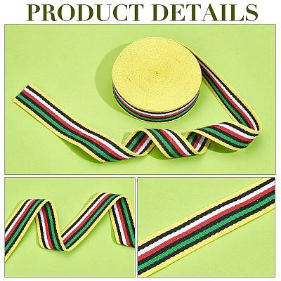 Polyester Braid Ribbon OCOR-WH0068-34-1