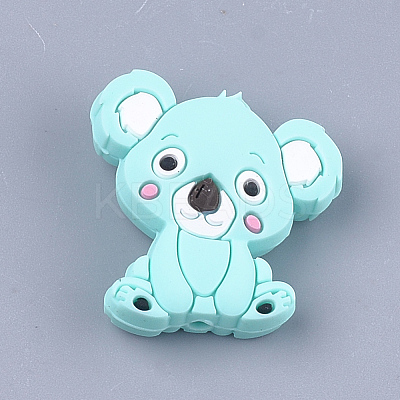 Food Grade Eco-Friendly Silicone Focal Beads SIL-T052-03E-1