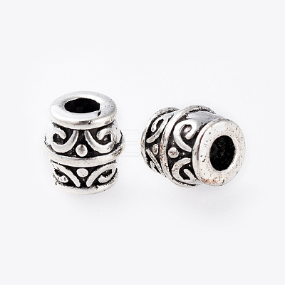 Tibetan Style Alloy Beads X-LF1557Y-1