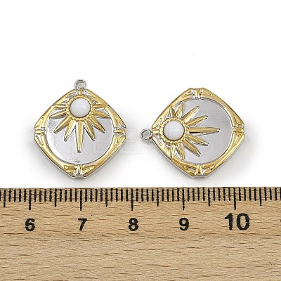 Natural White Jade Pendants STAS-L302-16GP-1