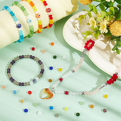 960Pcs 24 Colors Transparent Glass Beads EGLA-PH0001-41-1