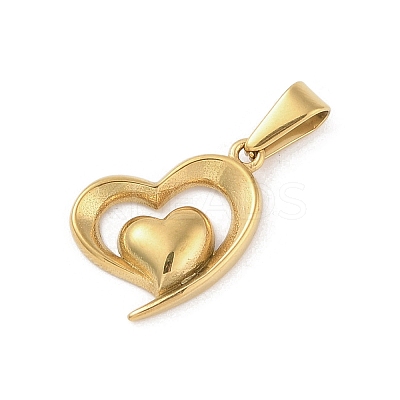 PVD Vacuum Plating 304 Stainless Steel Pendants STAS-R232-14D-G-1