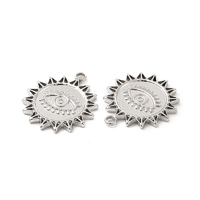 Tarnish Resistant 304 Stainless Steel Pendant Rhinestone Settings LS-STAS-B032-35P-1
