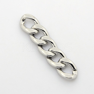 Tarnish Resistant Men's Jewelry Making 304 Stainless Steel Cuban Link Chains CHS-A003M-3.0NK-1