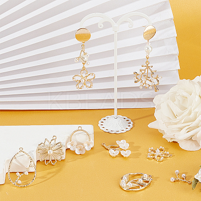 16Pcs 8 Style Alloy Pendants PALLOY-SC0003-65LG-1