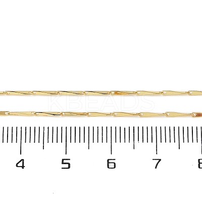 Brass Link Chain Necklaces for Women LS-NJEW-D302-35G-1