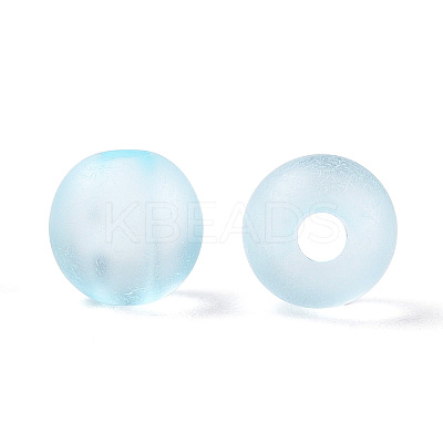 Transparent Acrylic Ball Beads FACR-R021-6mm-06-1
