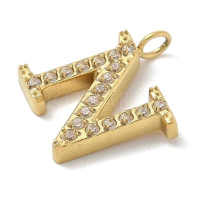 Ion Plating(IP) 304 Stainless Steel Micro Pave Cubic Zirconia Pendants STAS-Z107-03G-13-1