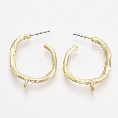 Alloy Stud Earring Findings X-PALLOY-S121-132-1