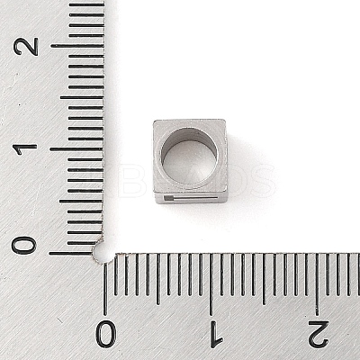 Tarnish Resistant 201 Stainless Steel European Beads LS-STAS-M058-01T-P-1
