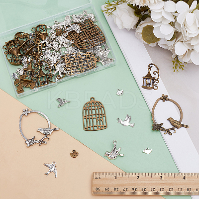 Tibetan Style Alloy Pendants FIND-ME0001-27-1