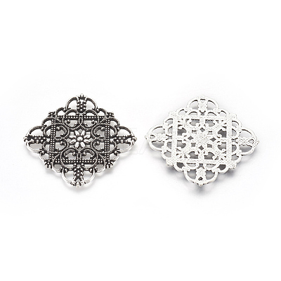 Tibetan Style Filigree Joiners LS-TIBEP-A2690-AS-FF-1