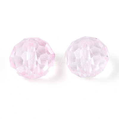 Baking Paint Transparent Glass Beads GLAA-N011-10mm-10-1