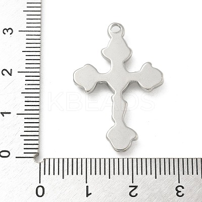 304 Stainless Steel Pendant Cabochon Settings STAS-M082-03P-1