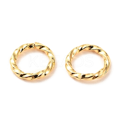 Brass Open Jump Rings X-KK-F824-110B-G-1