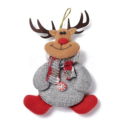 Christmas Polyester with Resin Pendant Decorations FIND-D030-01B-1
