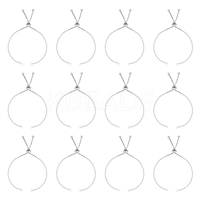 Tarnish Resistant 304 Stainless steel Chain Bracelet Making STAS-F118-P-1