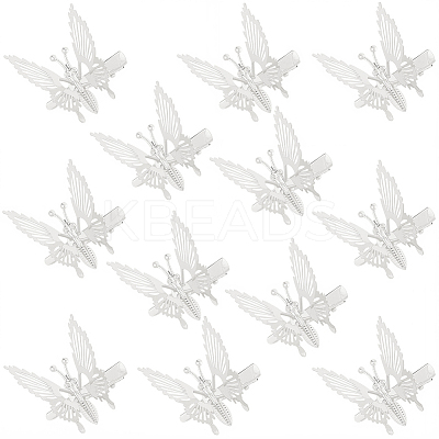 12Pcs Alloy Alligator Hair Clips for Women OHAR-SP0001-06S-1