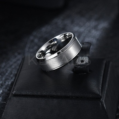 201 Stainless Steel Finger Rings for Men WG1765E-26-1