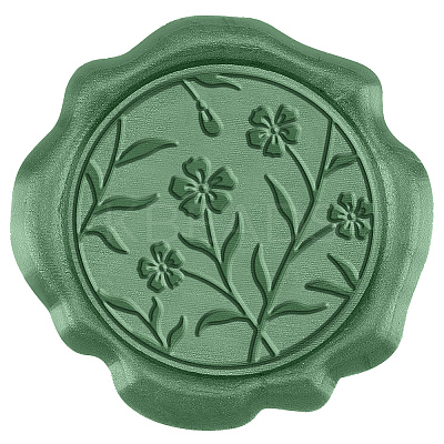 50Pcs Adhesive Wax Seal Stickers DIY-CA0006-16M-1